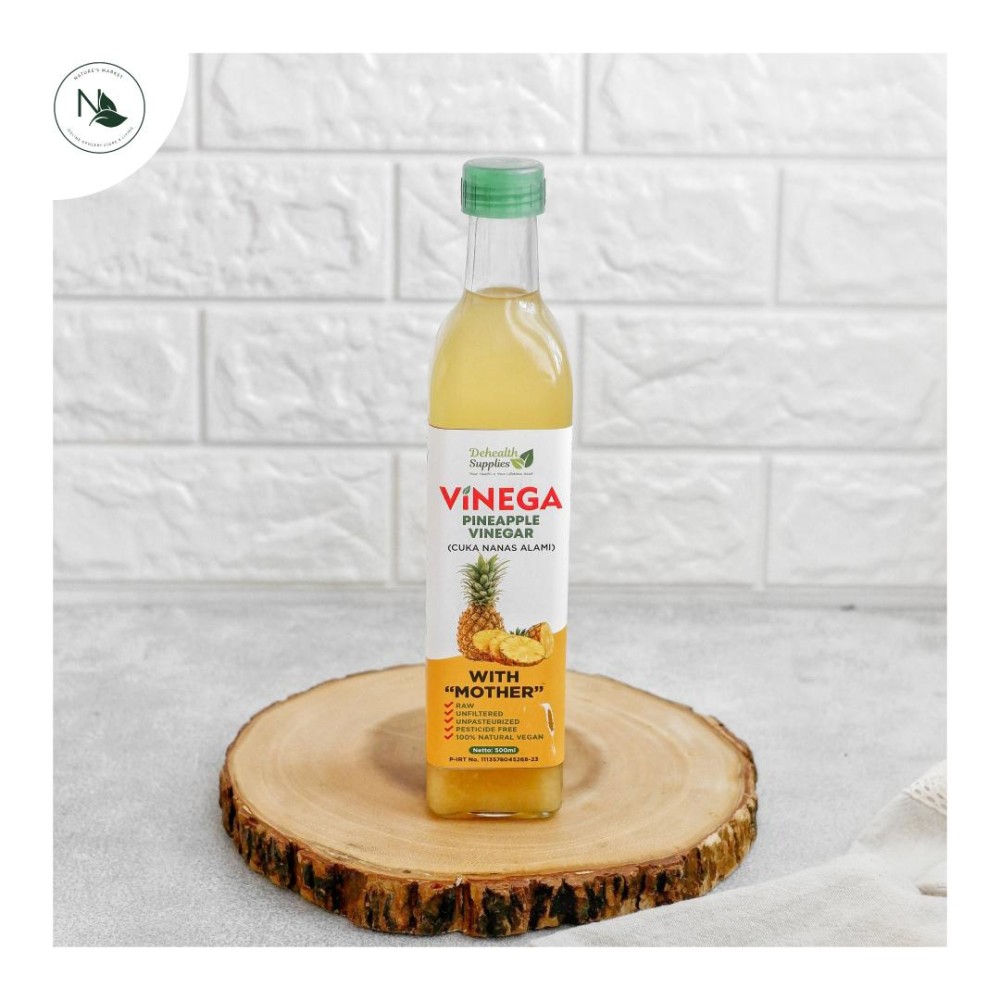 DeHealth Supplies Pineapple Vinegar 500ml Botol  Kaca  
